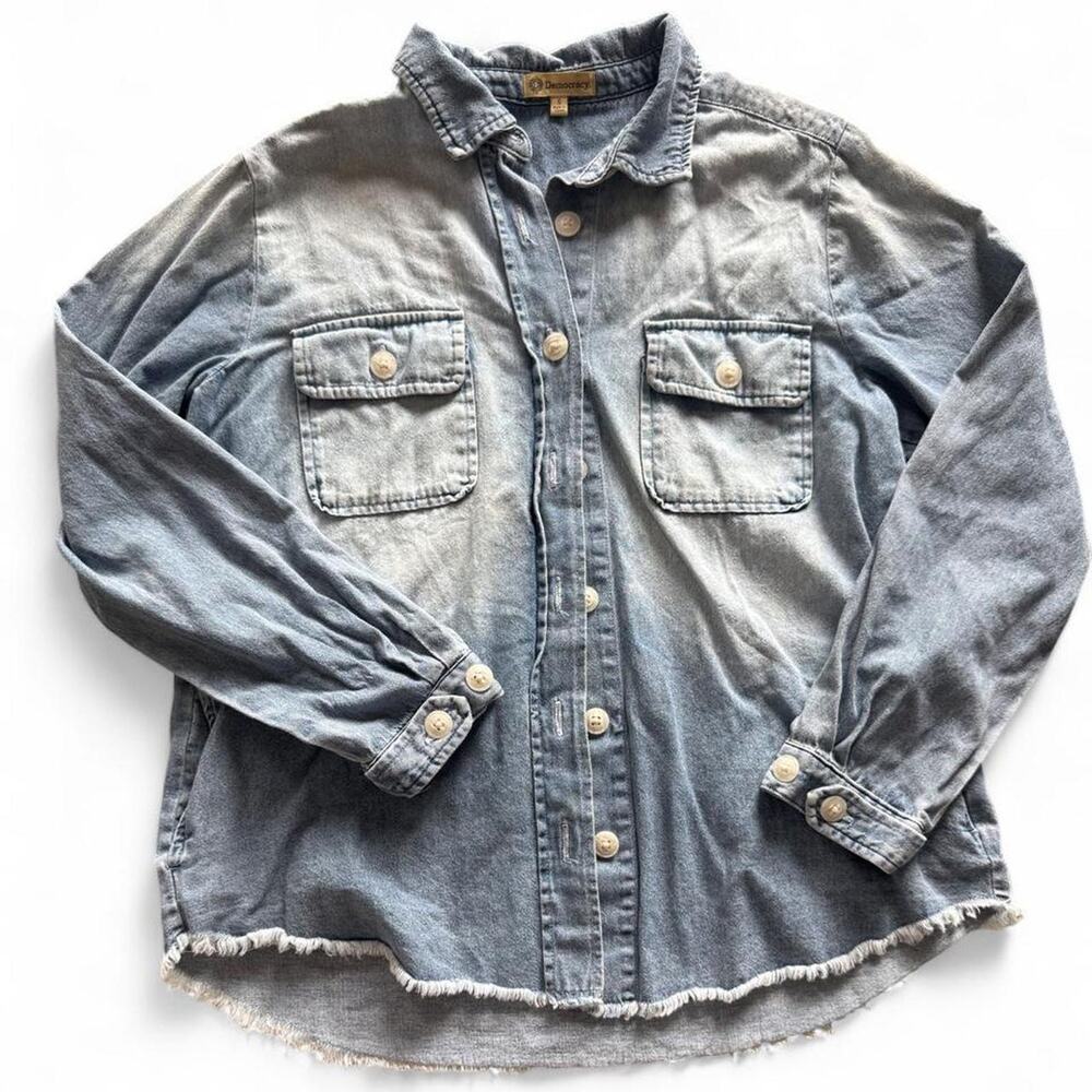 Democracy Button Up Top